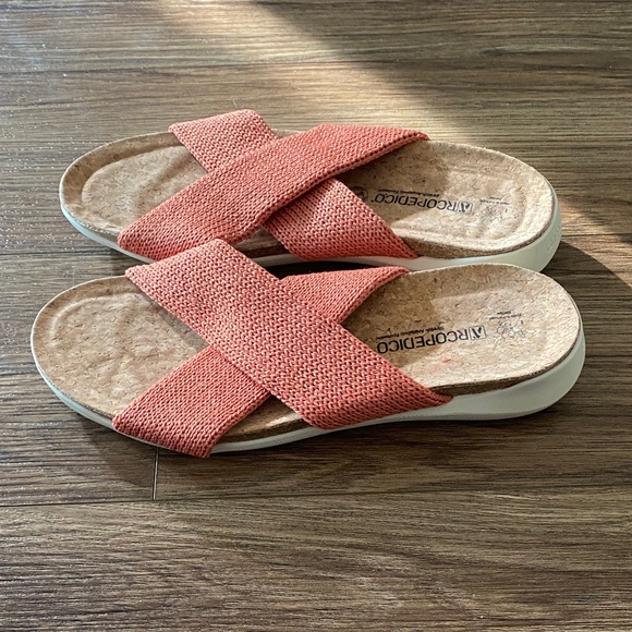 ARCOPEDICO PANTANAL RUST SLIP-ON SANDALS women’s size 38 US 7.5 - Picture 4 of 8